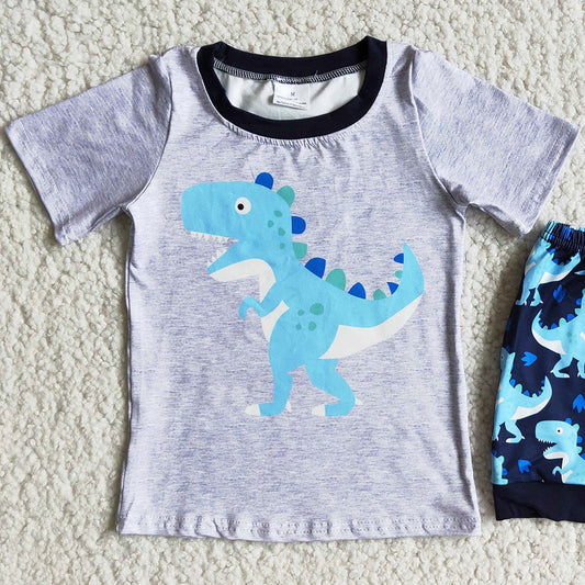 Baby Boy Clothes Set Dinosaur Boys Clothing Children Outfits Wholesale D9-15 5.16