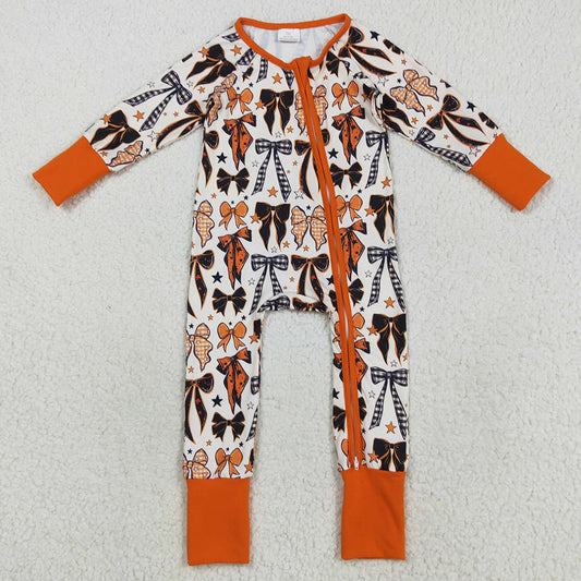 Baby Boys Rompers Long Sleeves Bows Stars Plaid Zipper Rompers Preorder LR2409 8.13