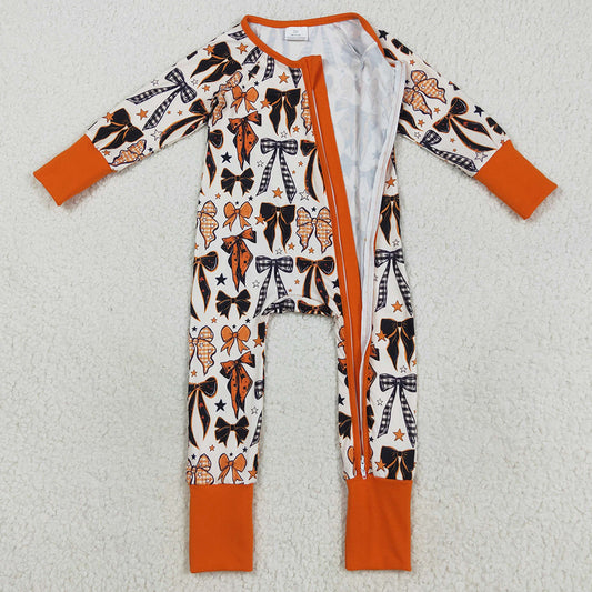 Baby Boys Rompers Long Sleeves Bows Stars Plaid Zipper Rompers Preorder LR2409 8.13
