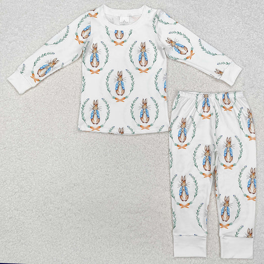 Baby Boys Pajamas Easter Rabbits Shirt Pants Pajamas BLP1029