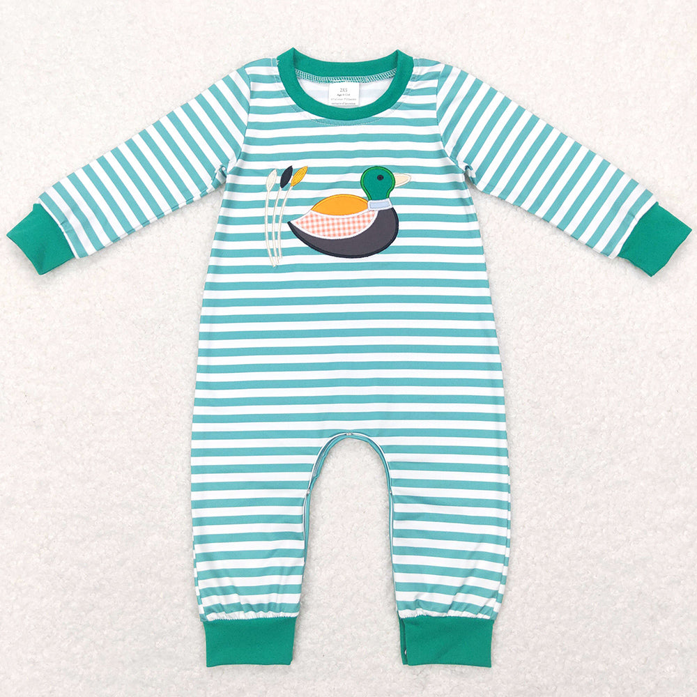 Cotton Embroidery Boutique Baby Boys Romper LR0834