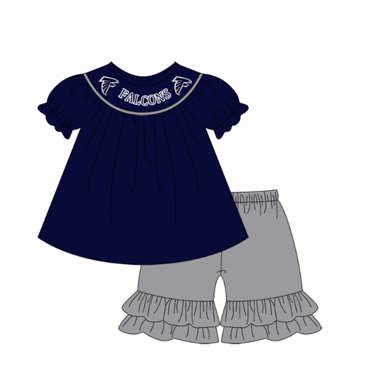 Preorder (moq 5)Baby Girls Short Sleeve Shorts Clothes Sets
