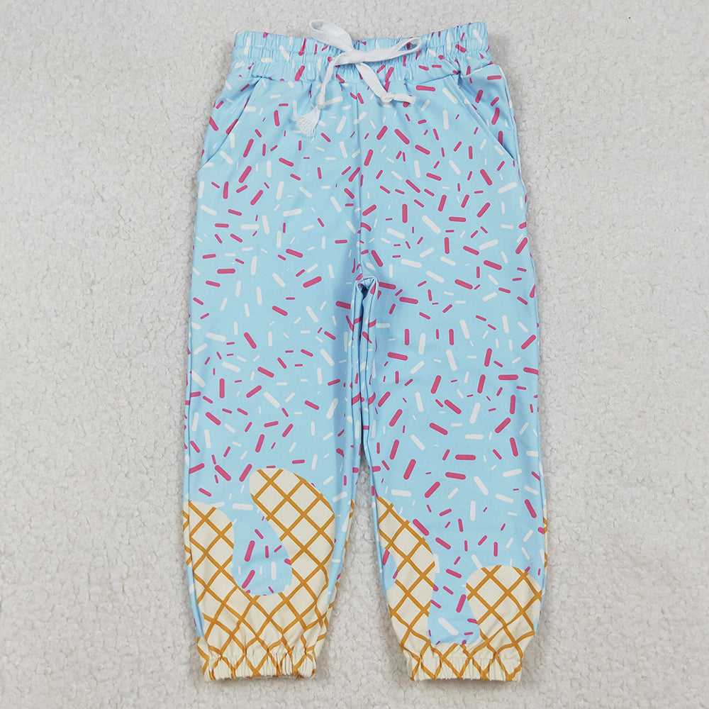 Baby Girls Pants Blue Drip Team Pockets Yoga Active Pants P0814 9.6