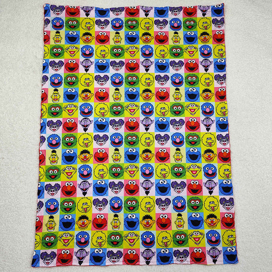 Baby Girls Blankets Cartoon Street Minky Blankets BL0196 3.7