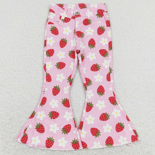 Cute Baby Girls Pants Jeans Bell Pants P0396