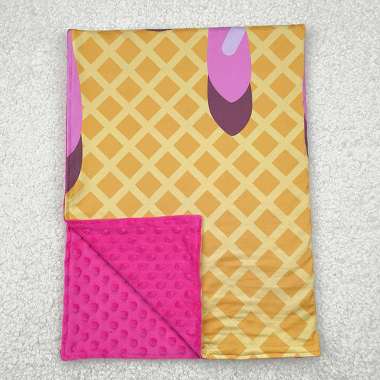 Baby Kids Blankets Pink Ice Cream Drips Team Blankets BL0201 4.21