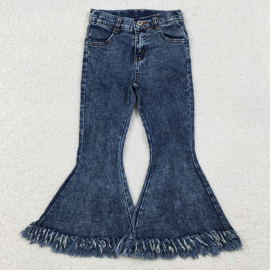 Boutique Baby Girls Jeans Pants Tassel Denim Bell Pants P0132 11.1