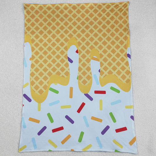 Baby Kids Blankets Blue Team Sprinkles Drips Blankets BL0200 5.21