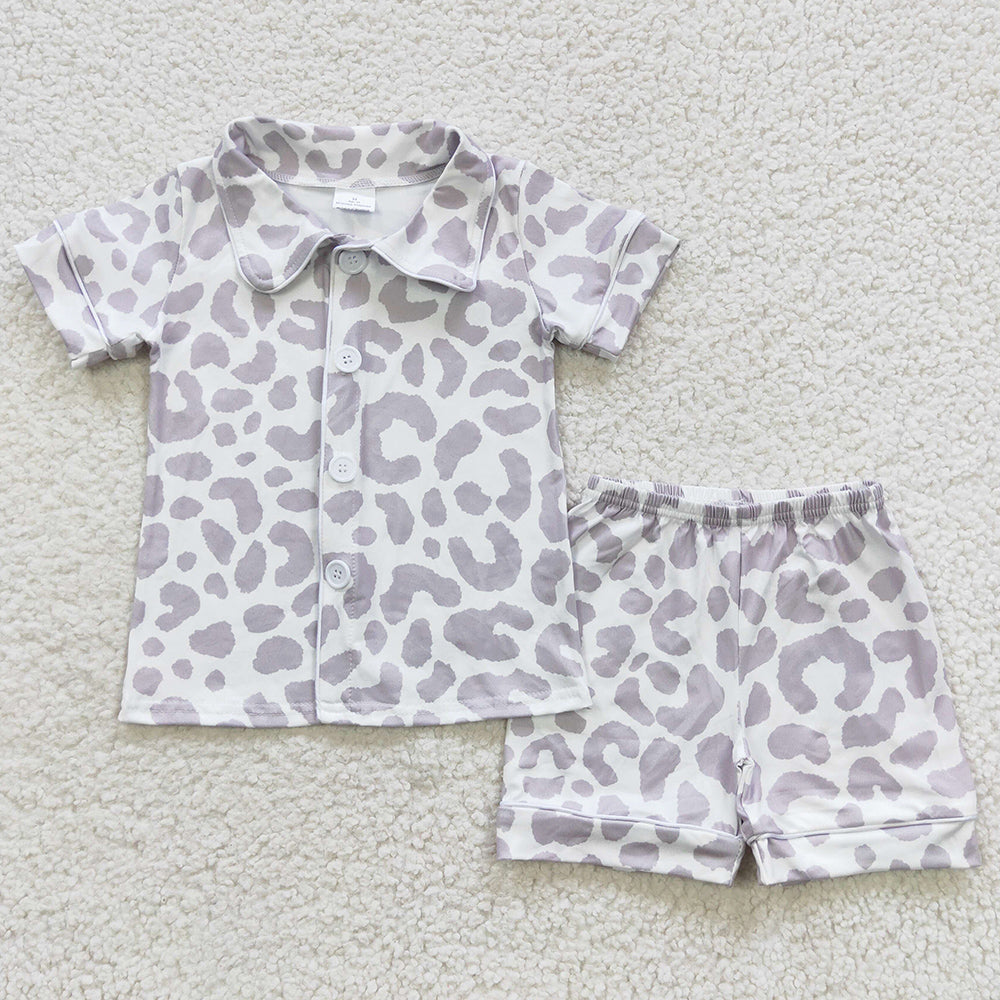 Sibling Baby Boys Pajamas Button Top Shorts Summer Western Pajamas Sets 5.28