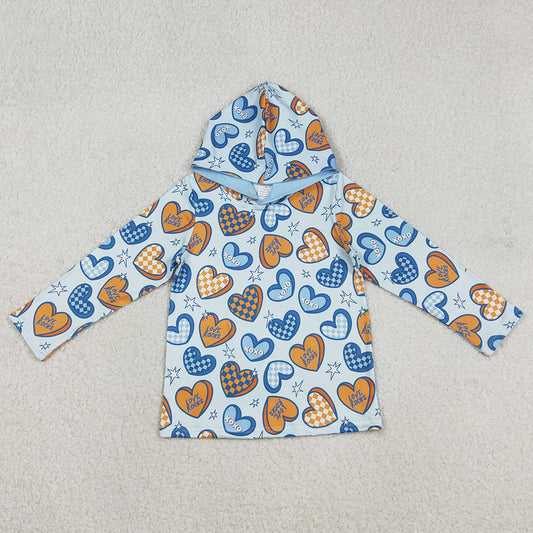 Baby Boys Clothes Long Sleeve Hearts Stars Valentines Hoodies Top BT1510 12.3