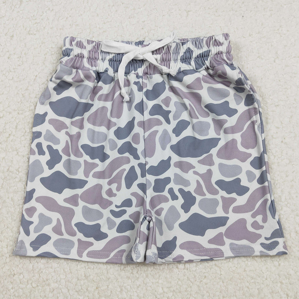 Baby Boys Shorts Kids Southern Light Grey Camo Pockets Shorts Bottom SS0730 12.9
