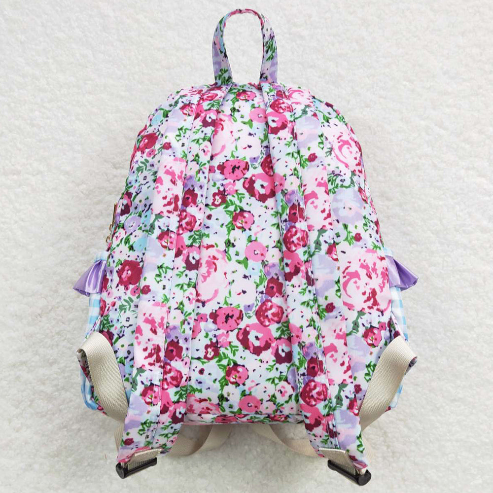 Flower Print Kids Girls Backpacks BA0099