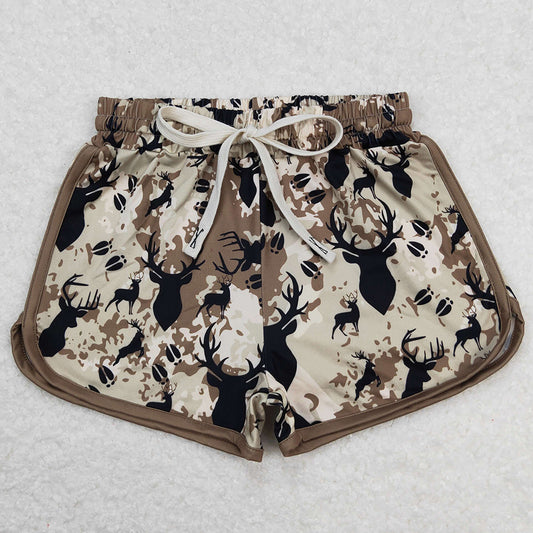 Baby Girls Shorts Green Deer Hunting Summer Shorts Bottoms SS0144