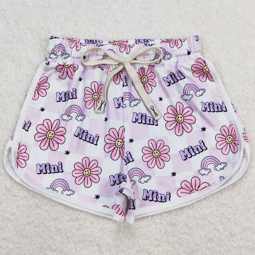 Baby Girls Shorts Mini Flowers Rainbow Summer Shorts Bottoms SS0171