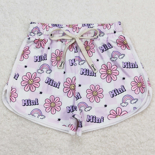 Baby Girls Shorts Mini Flowers Rainbow Summer Shorts Bottoms SS0171