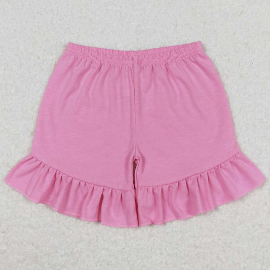 Baby Girls Shorts Pink One Ruffle Summer Shorts SS0271