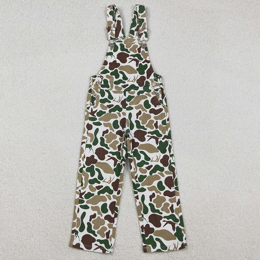 Baby Boys Jeans Deer Ducks Camo Hunting Denim Overalls Jumpsuits P0828 11.7