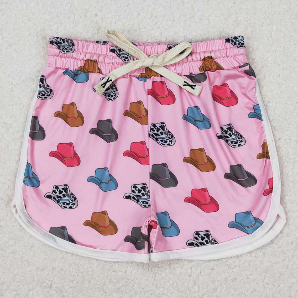 Baby Girls Shorts Pink Hats Western Shorts SS0243