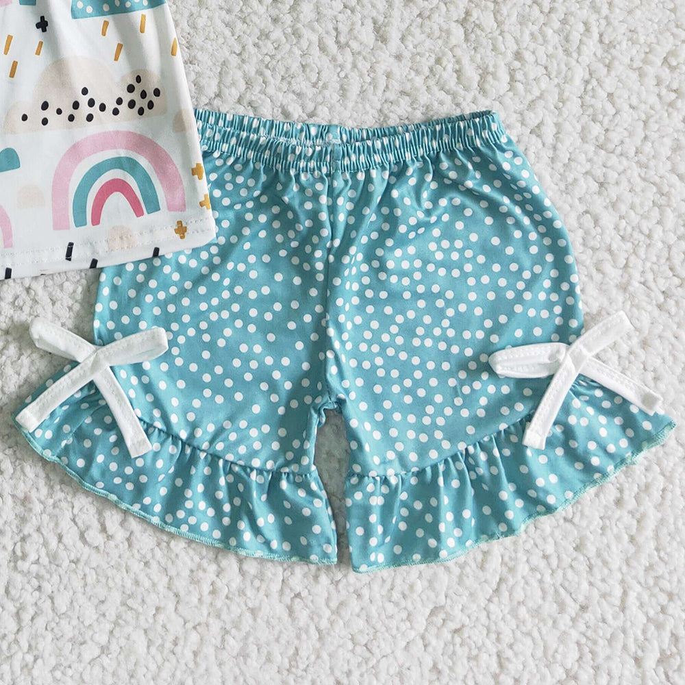 Boutique Baby Girls Clothes Set Girls Summer Clothing Wholesale Kids Outfits GSSO0047