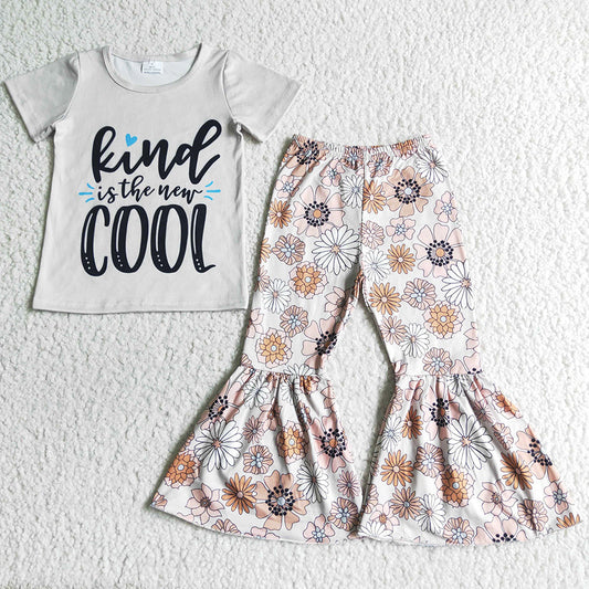 Baby Girls Clothes Toddler Outfits Girls Boutique Clothing Bell Pants Set GSPO0070