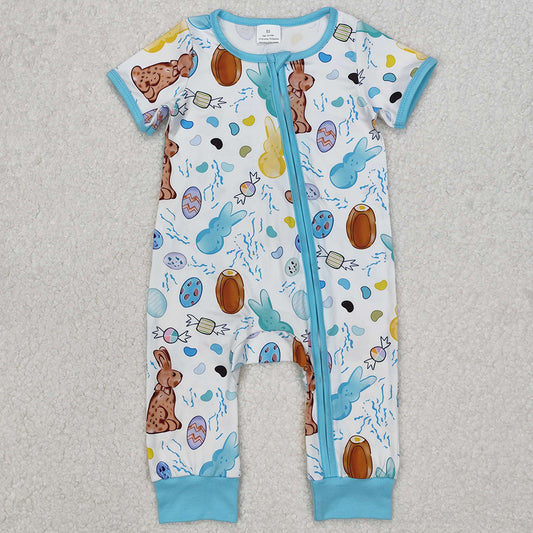 Baby Infant Boys Rompers Easter Rabbits Zip Rompers SR2713 3.7