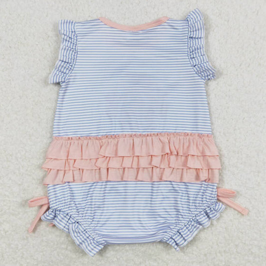 Baby Infant Girls Romper Embroidery Cotton Summer Girls Rompers SR0931