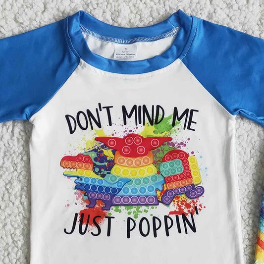 Boys Boutique Clothing Sets Short Sleeve Long Pants Baby Boys Clothes Outfits E11-18