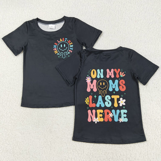 Baby Boys T-shirts Black Short Sleeve Tee Shirts Top GT1026 7.18