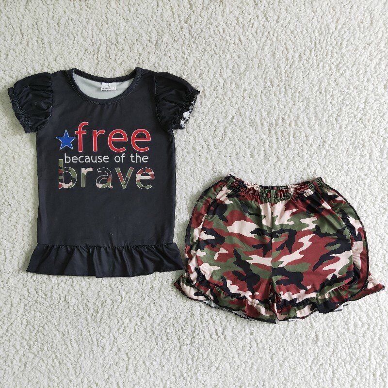 Summer Girls Clothes Shorts Sets A10-4
