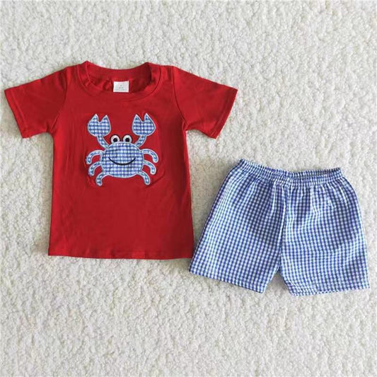 Cute Summer Baby Boys Clothes Sets A11-4