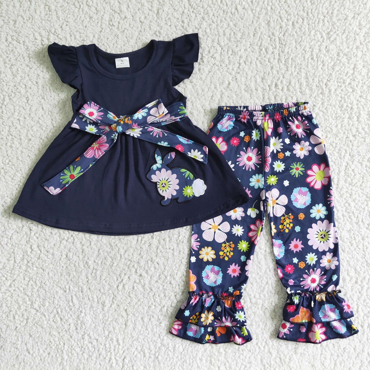 Rabbit Cute Girls Easter Clothing Sets B10-15
