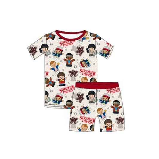 Baby Boys Pajamas Short Sleeves Cartoon Kids Stars Top Short Pajamas Set Preorder BSSO1454 3.15