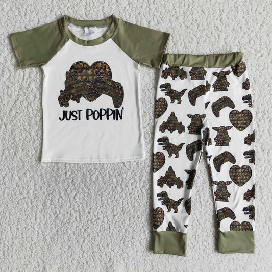 Boys Clothing Short Sleeve Long Pants Baby Boys Clothes Outfits E12-16