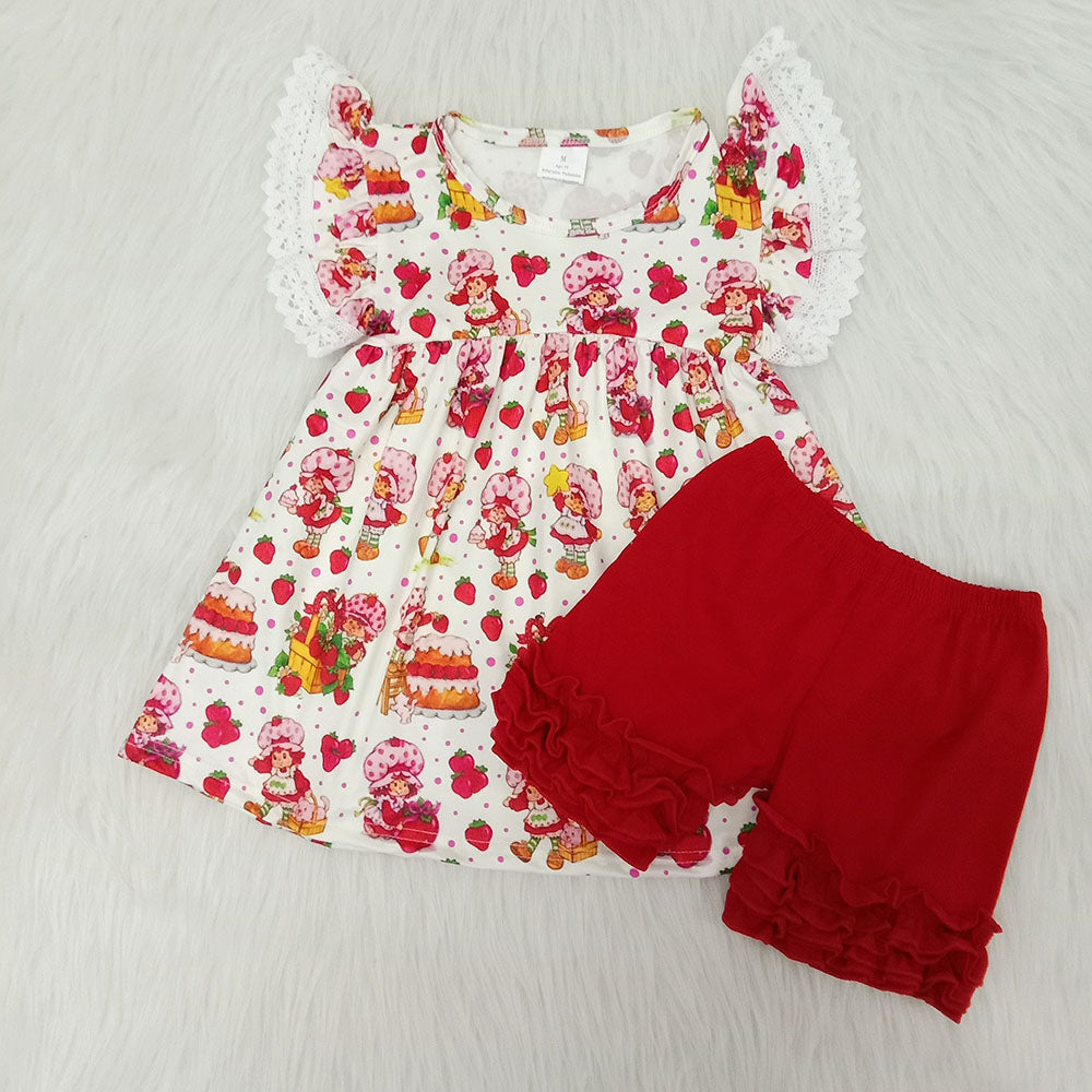 Toddler Girl Clothes Set Summer Girls Kids Boutique Clothing E2-16 5.7