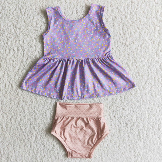 Boutique Baby Girls Clothes Bummies Sets E4-11