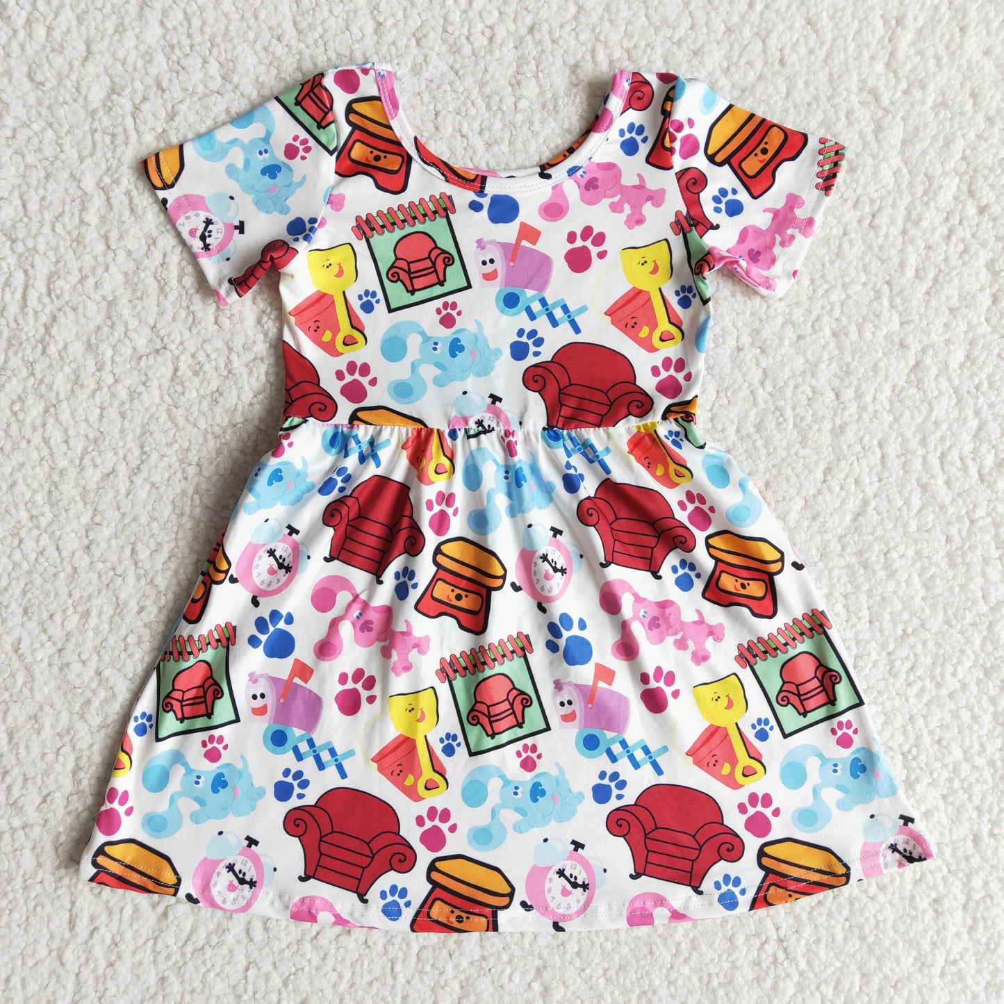 Cute Kids Girls Dress E7-5