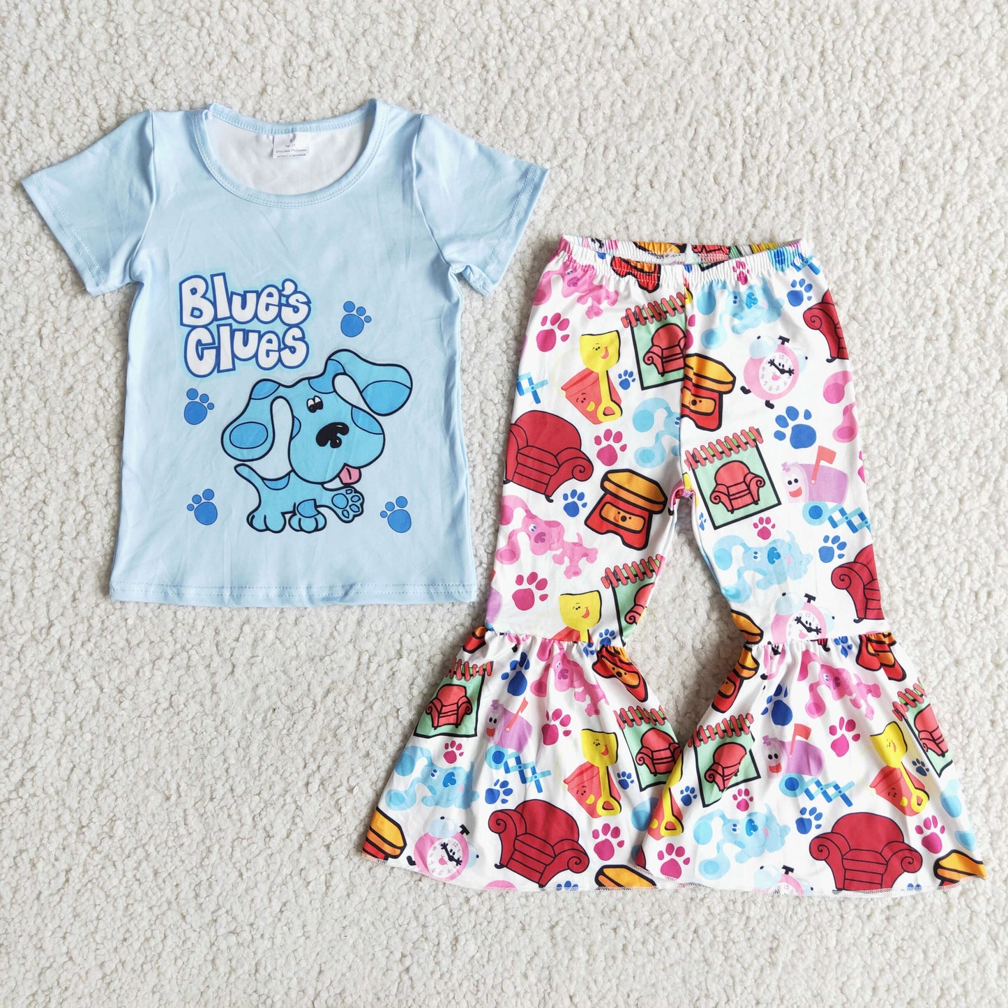 Cute Girls Clothing Bell Bottom Outfits E8-5