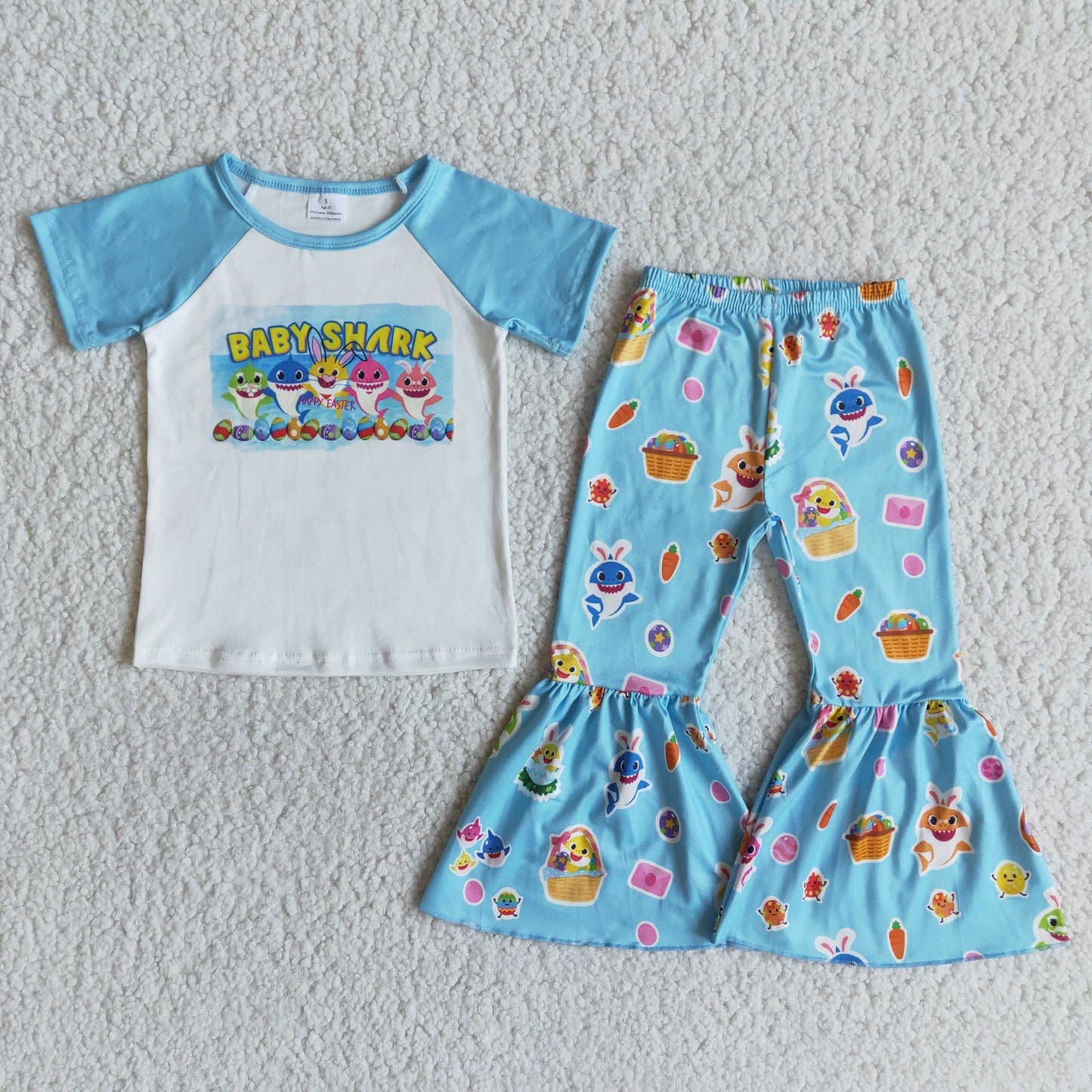 Boutique Baby Girls Clothes Bell Pants Sets E9-12