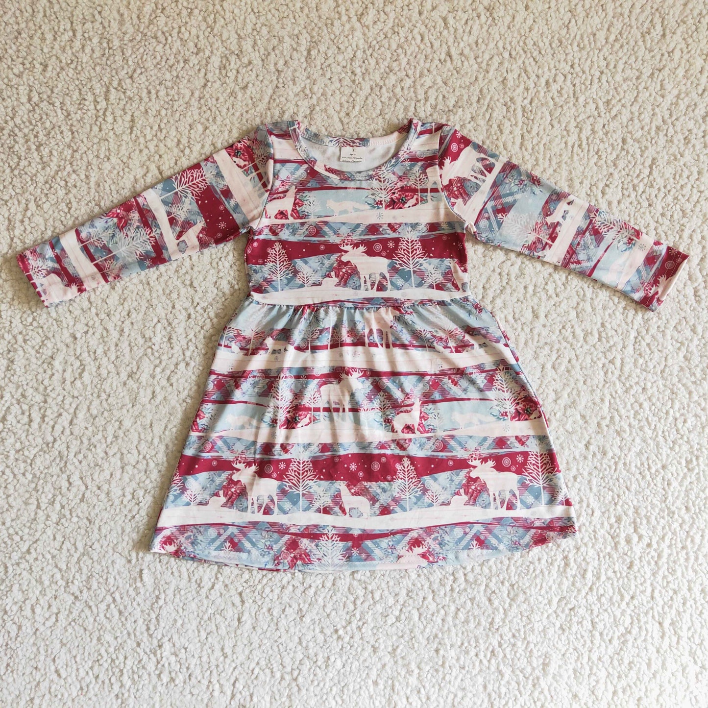 Boutique Baby Girls Dress Christmas Dresses GLD0116