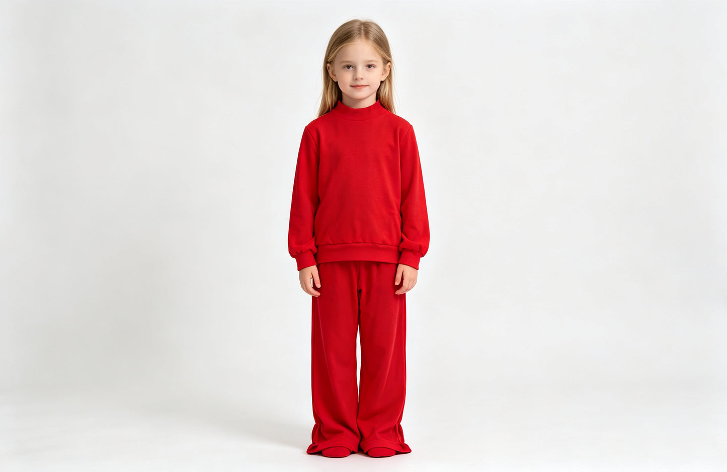 Baby Girls Maroon Top Pockets Flare Pant Fall Pajamas Clothes Sets Preorder GLP3413