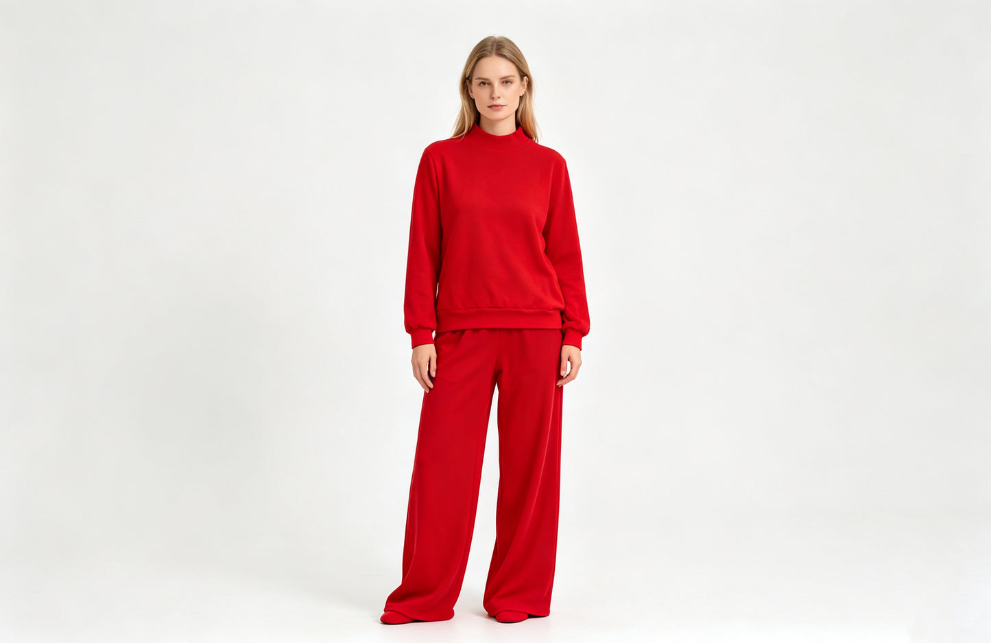 Adult Women Clothes Maroon Top Flare Pants Fall Pajamas Clothes Sets Preorder GLP3418