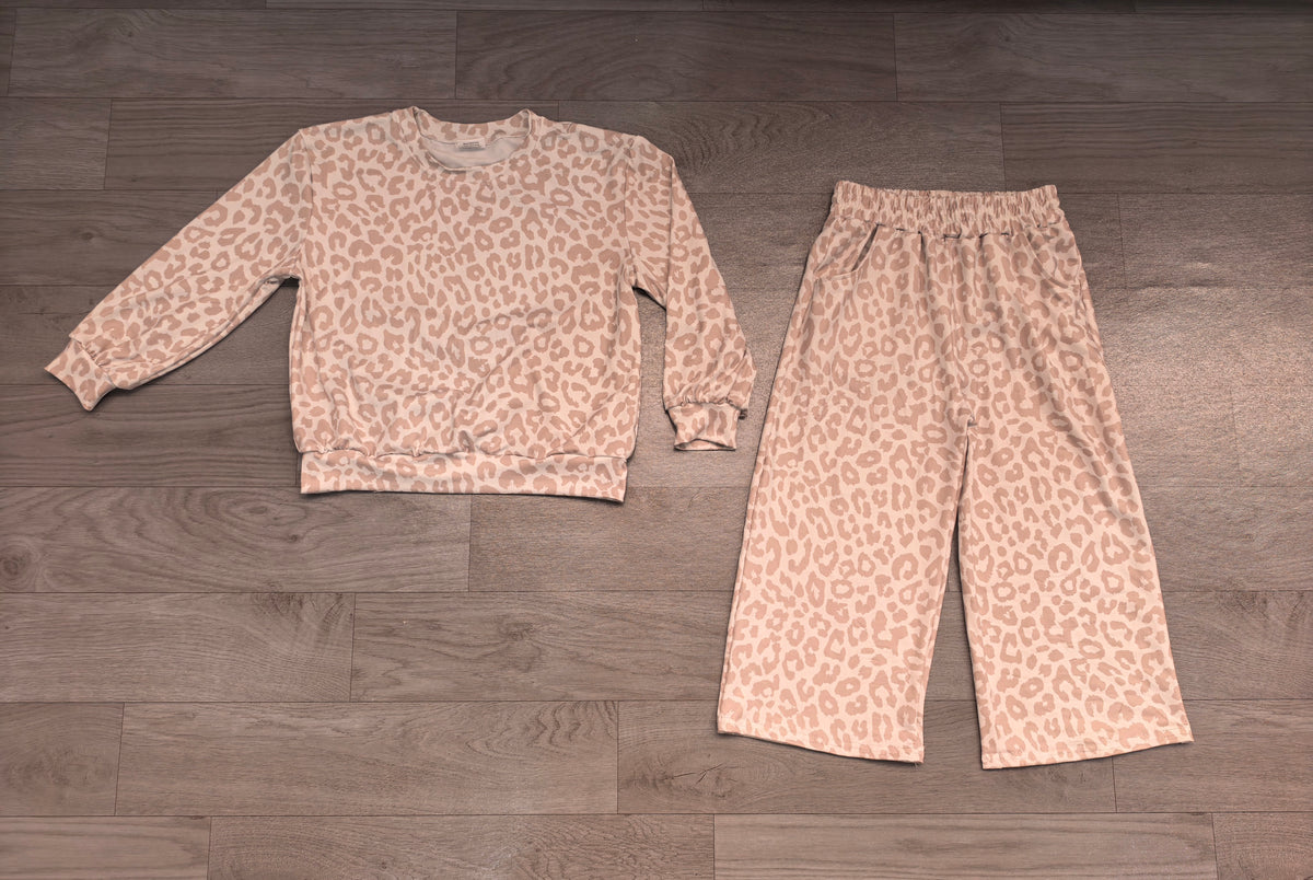 Baby Boys Clothes Long Sleeve Grey Leopard Top Pockets Pant Clothes Sets Preorder GLP3778