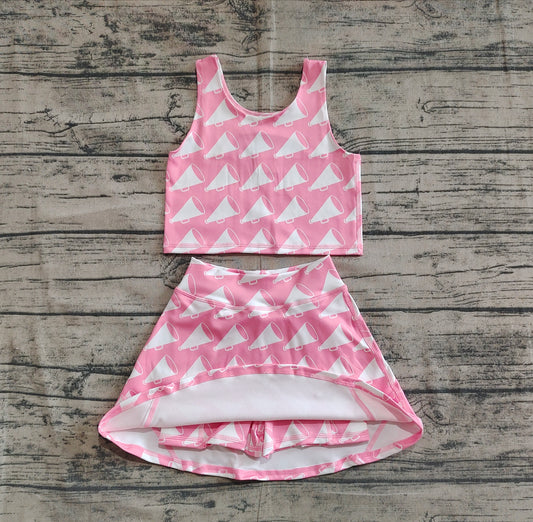 Baby Girls Clothes Cheer Athletic Active Wear Top Shorts Skirts Dress Sets Preorder GSD1467 3.21