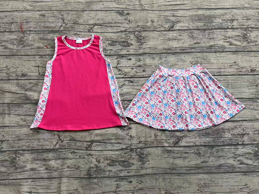 Baby Girls Clothes Pink Tunic Top Skorts Skirts Clothes Sets Preorder GSD1926 3.22
