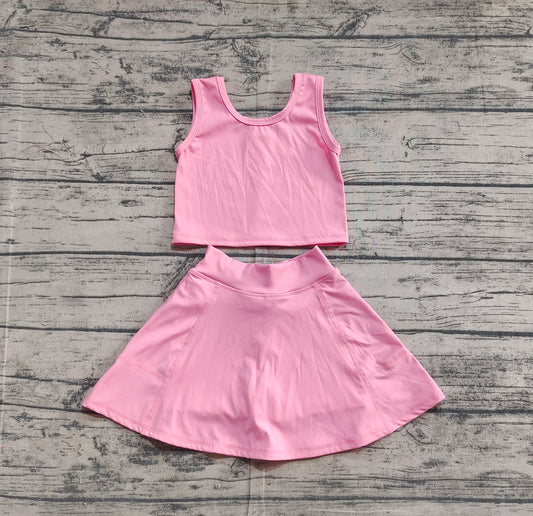 Baby Girls Clothes Rust Vest Top Sports Skorts Sets Preorder GSD1978 3.8