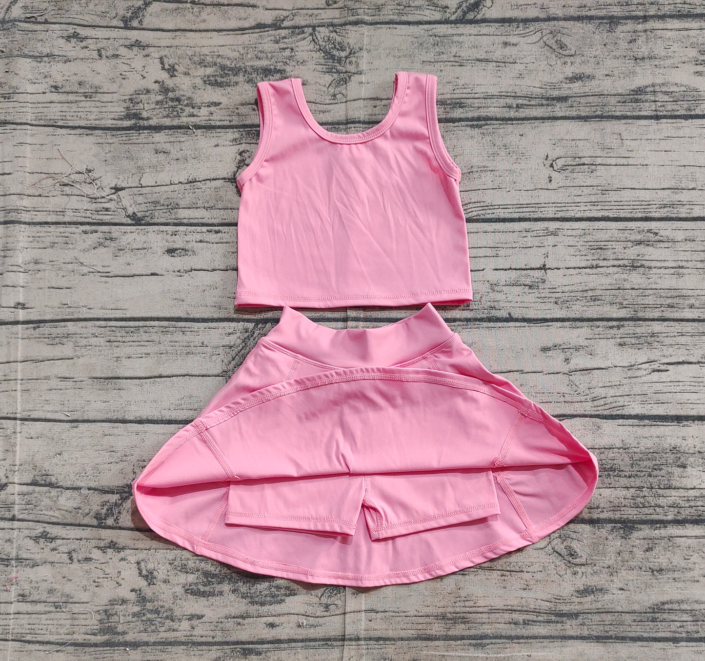 Baby Girls Clothes Rust Vest Top Sports Skorts Sets Preorder GSD1978 3.8