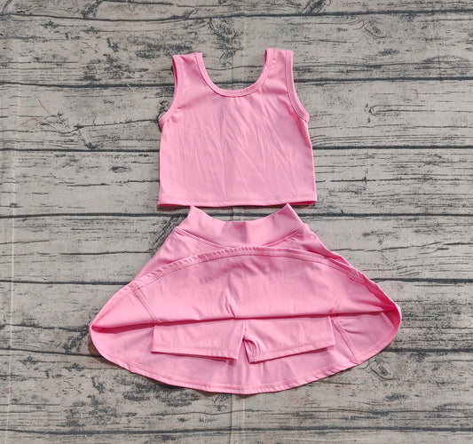 Baby Girls Clothes Rust Vest Top Sports Skorts Sets Preorder GSD1978 3.8