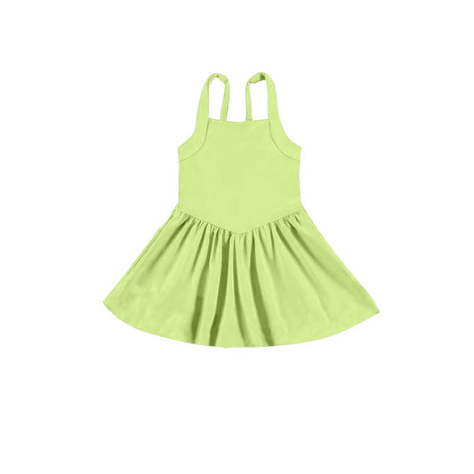 Baby Girls Dress Aqua Strap Activity Wear Yoga Knee Length Dresses Preorder GSD2561 5.2