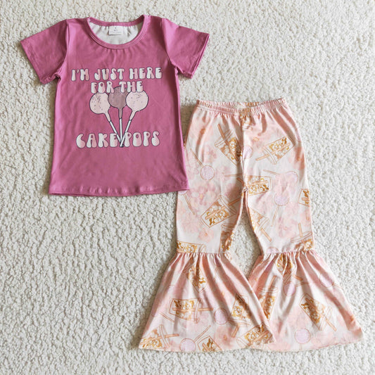 Hot Sale Toddler Girls Clothes Bell Bottom Outfits GSPO0198