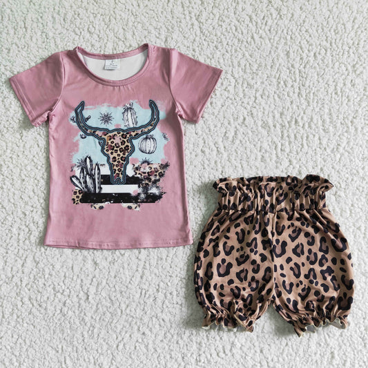 Baby Girls Clothes Cow Print Outfits GSSO00089